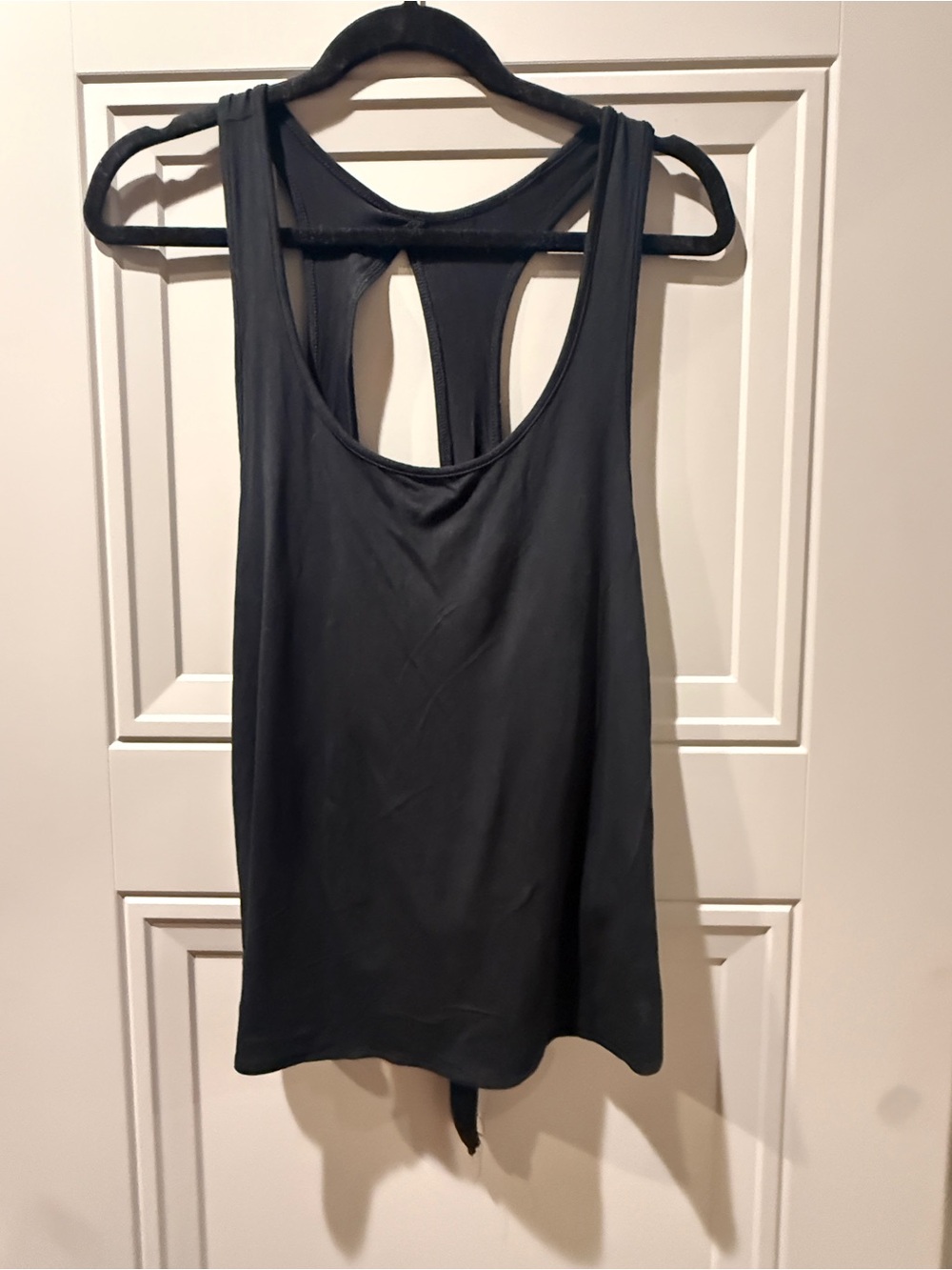Women's Black Racerback Tank Top
